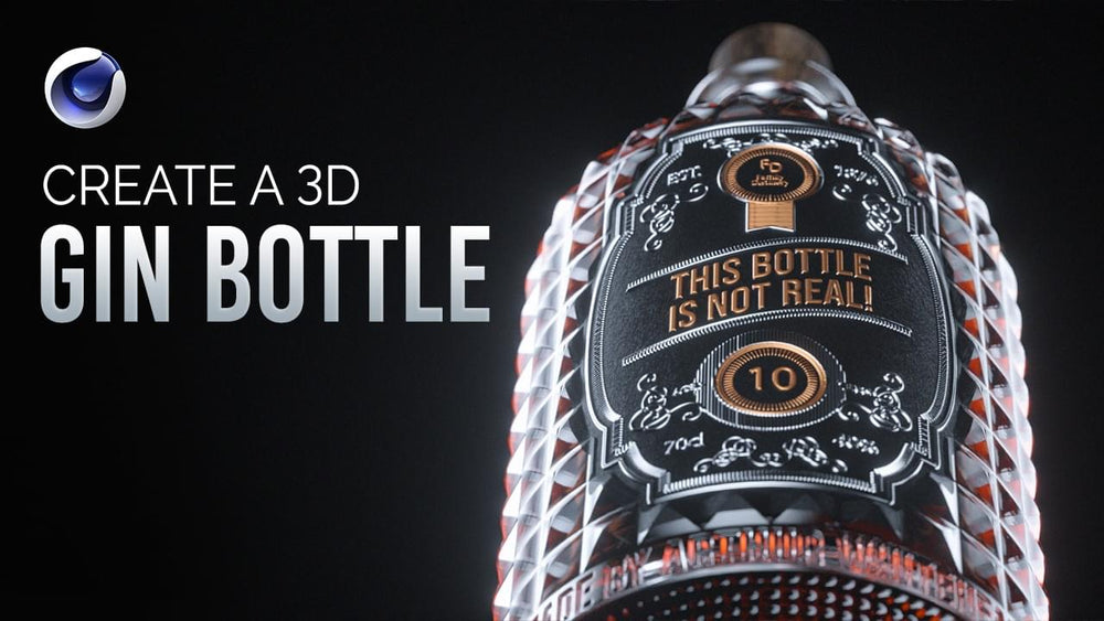 How to Create a Photorealistic 3D Gin Bottle